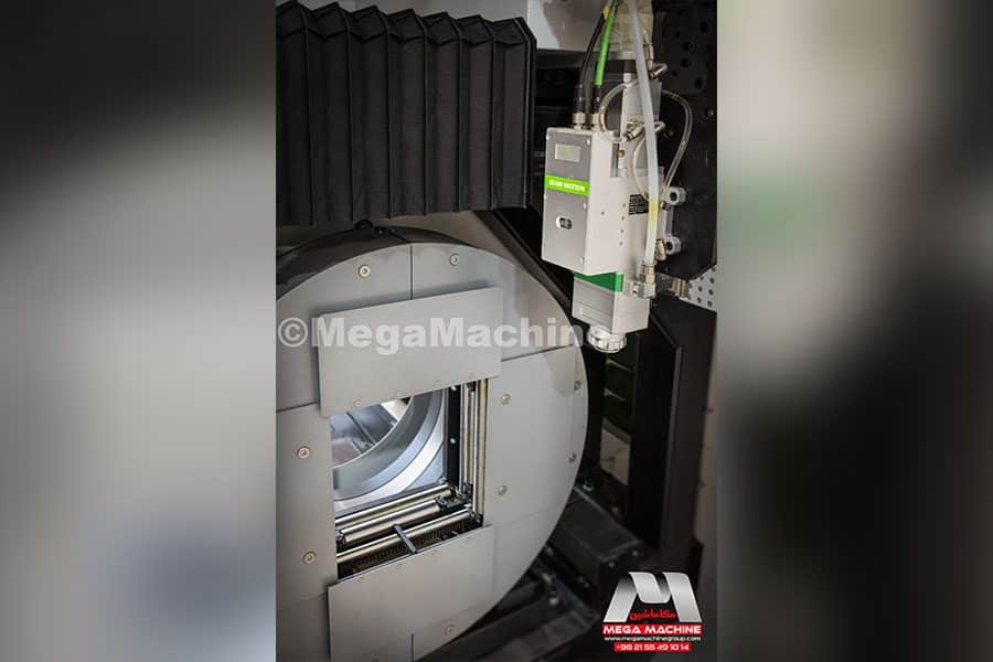 دستگاه برش لیزر فلزات لوله و پروفیل - مگا ماشین