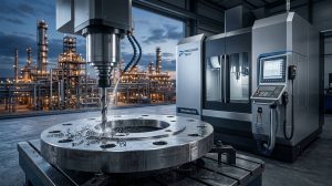 دریل CNC، راهکار طلایی برای تولید دقیق فلنج و قطعات صنعتی
